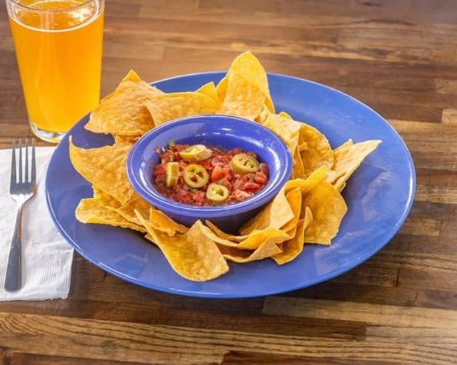 Corn Chips & Salsa.